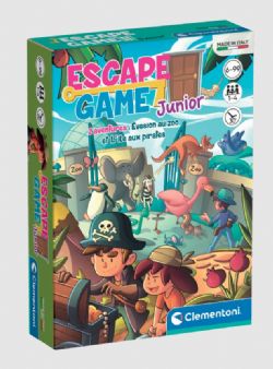 CLEMENTONI - JEU ESCAPE GAME POCKET JUNIOR - ZOO & PIRATES